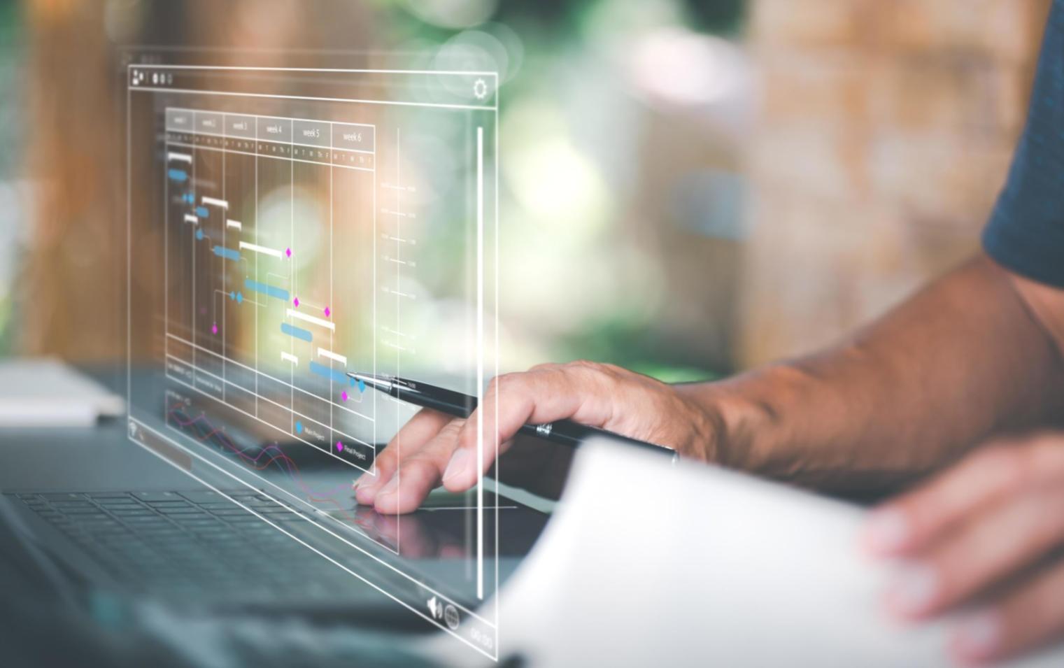 Interface moderne de design web